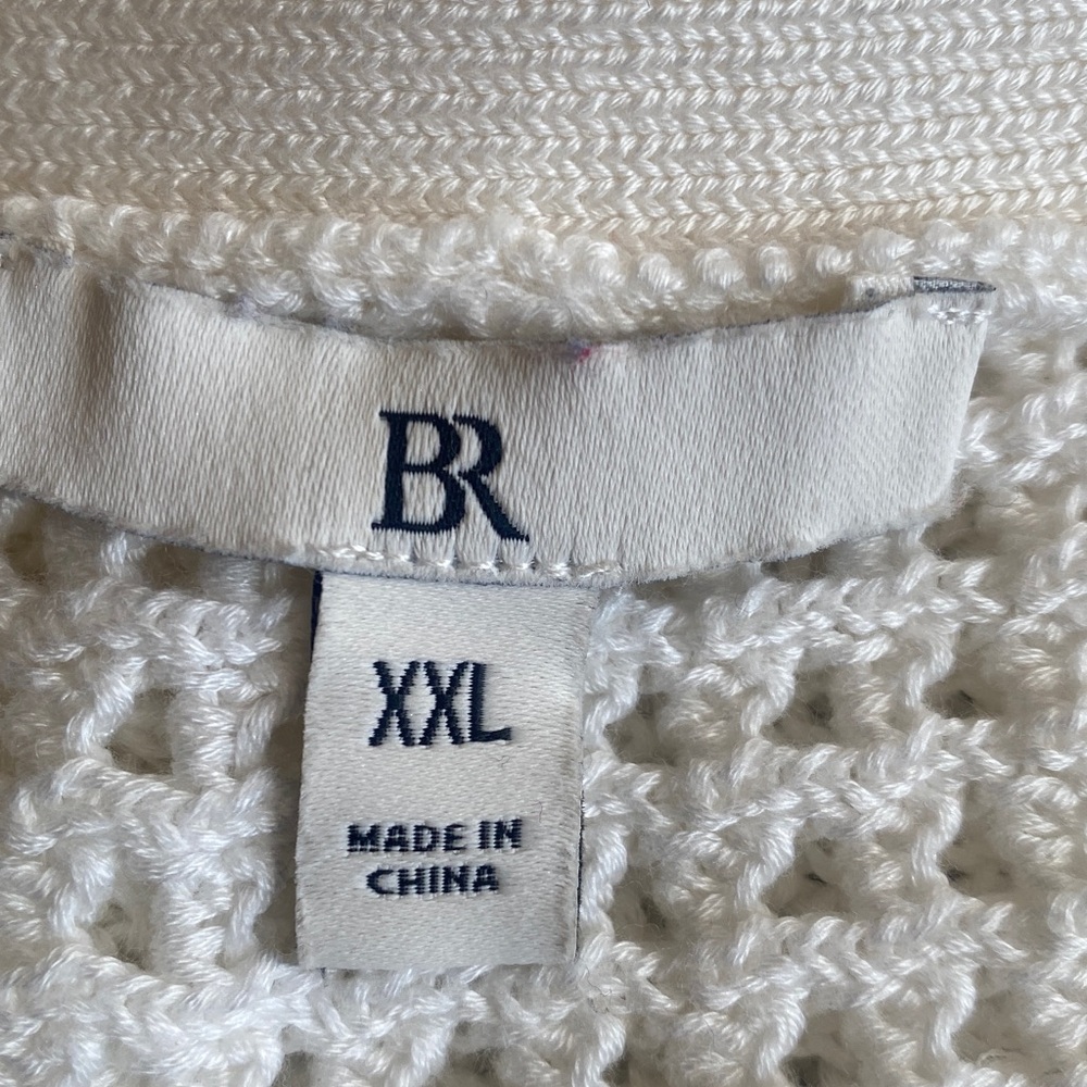 Banana Republic Women's Janie Knit Cotton Sweater Vest Button Size XXL - Picture 7 of 8